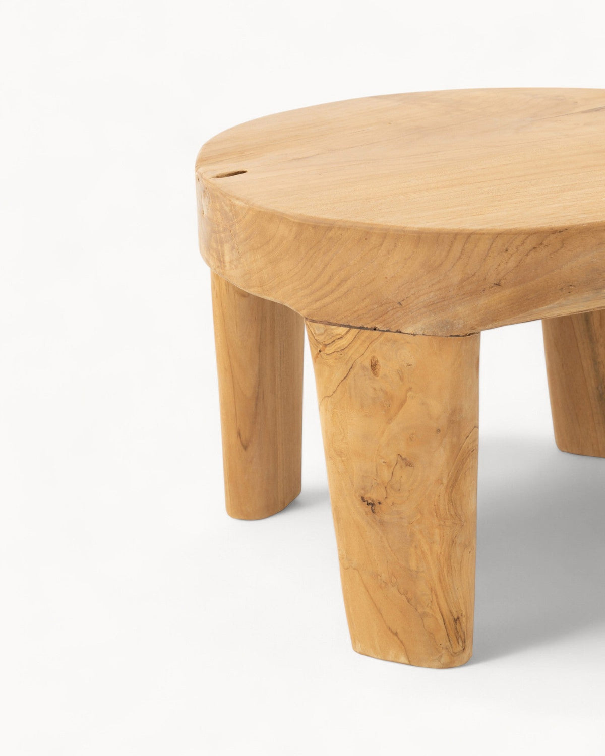 Hom & Ember - Nesting Tables Set of 2 Teak Look - Hom & Ember