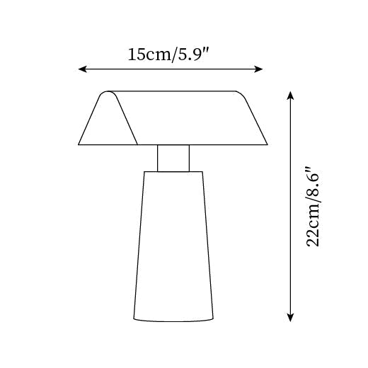 Hom & Ember – Caret Table Lamp - Hom & Ember