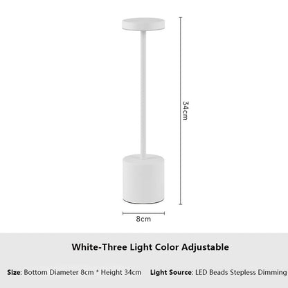Hom & Ember – Classic Metal Touch Lamp - Hom & Ember