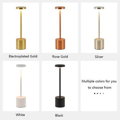 Hom & Ember – Classic Metal Touch Lamp - Hom & Ember