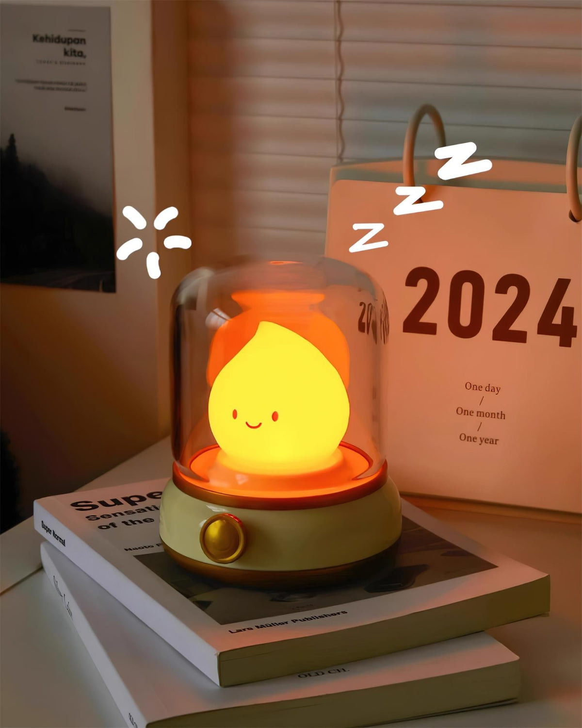 Hom & Ember – Flame LED Night Light - Hom & Ember