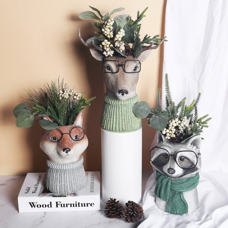Hom & Ember – Garden Animal Vase - Hom & Ember