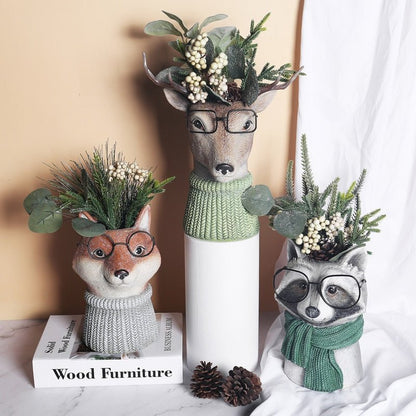 Hom & Ember – Garden Animal Vase - Hom & Ember