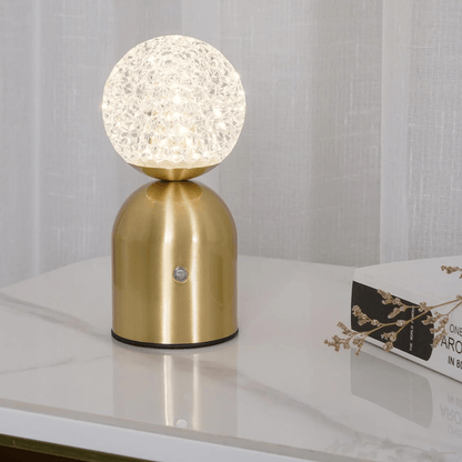 Hom & Ember – Golden Veil Wireless Lamp - Hom & Ember