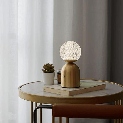 Hom & Ember – Golden Veil Wireless Lamp - Hom & Ember
