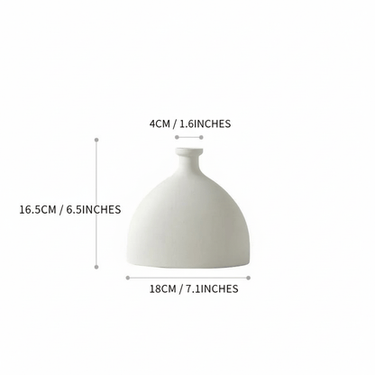Hom & Ember – Nordic Ceramic Vase - Hom & Ember