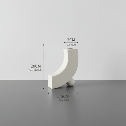 Hom & Ember – Nordic Ceramic Vase - Hom & Ember