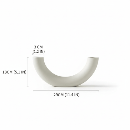 Hom & Ember – Nordic Ceramic Vase - Hom & Ember