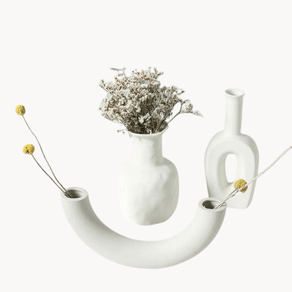 Hom & Ember – Nordic Ceramic Vase - Hom & Ember