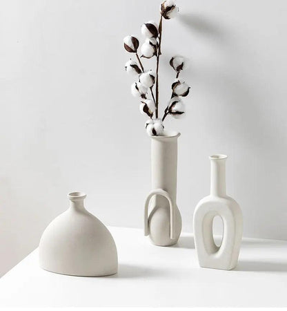 Hom & Ember – Nordic Ceramic Vase - Hom & Ember