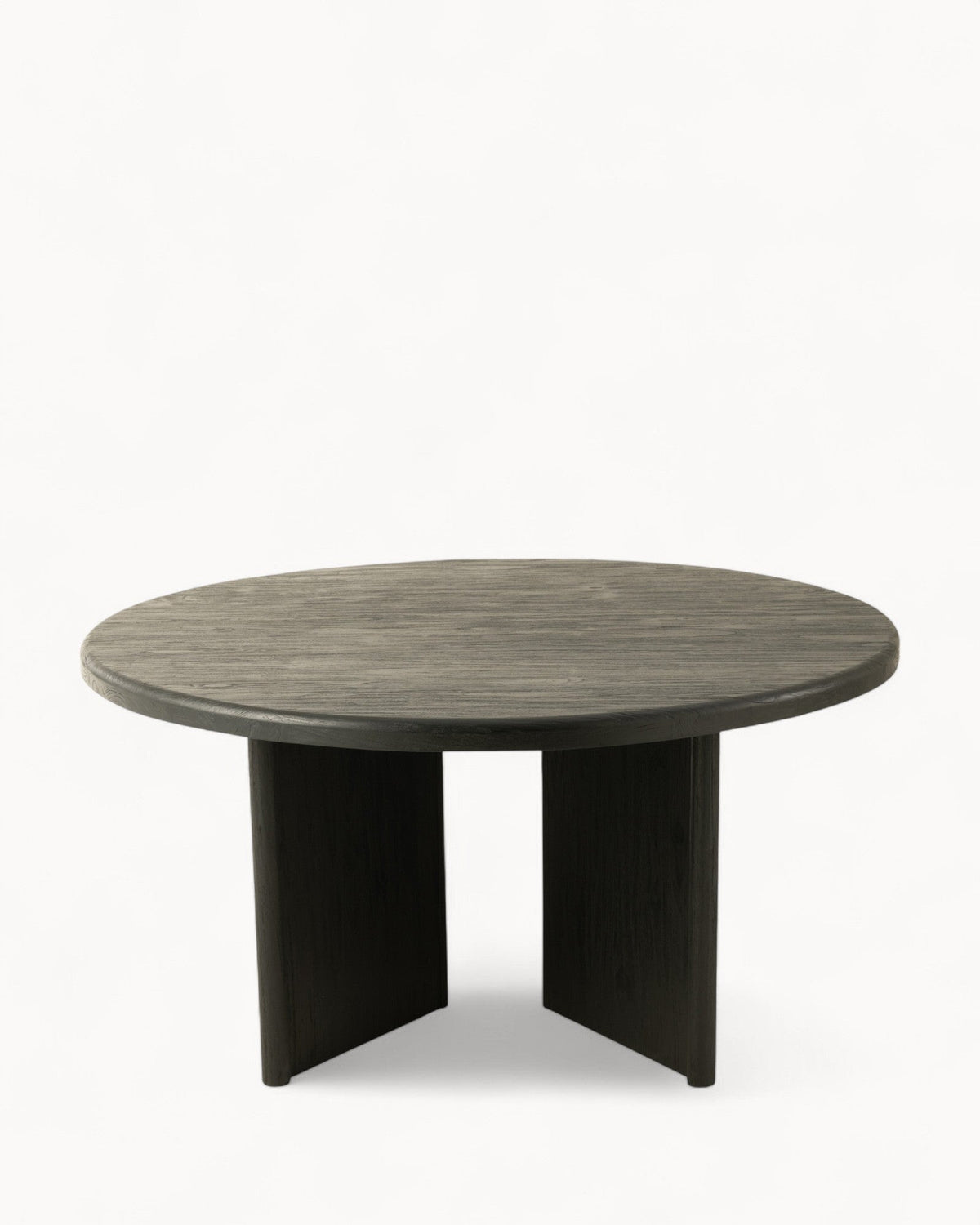 Hom & Ember - Round Dining Table Teak Look - Hom & Ember